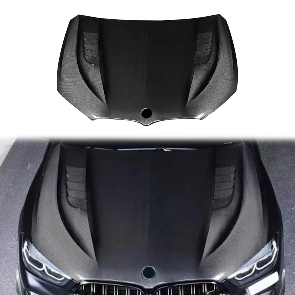 For BMW 8 Series G14 G15 G16 MBJ Style Front Vented Hood 2019-2024