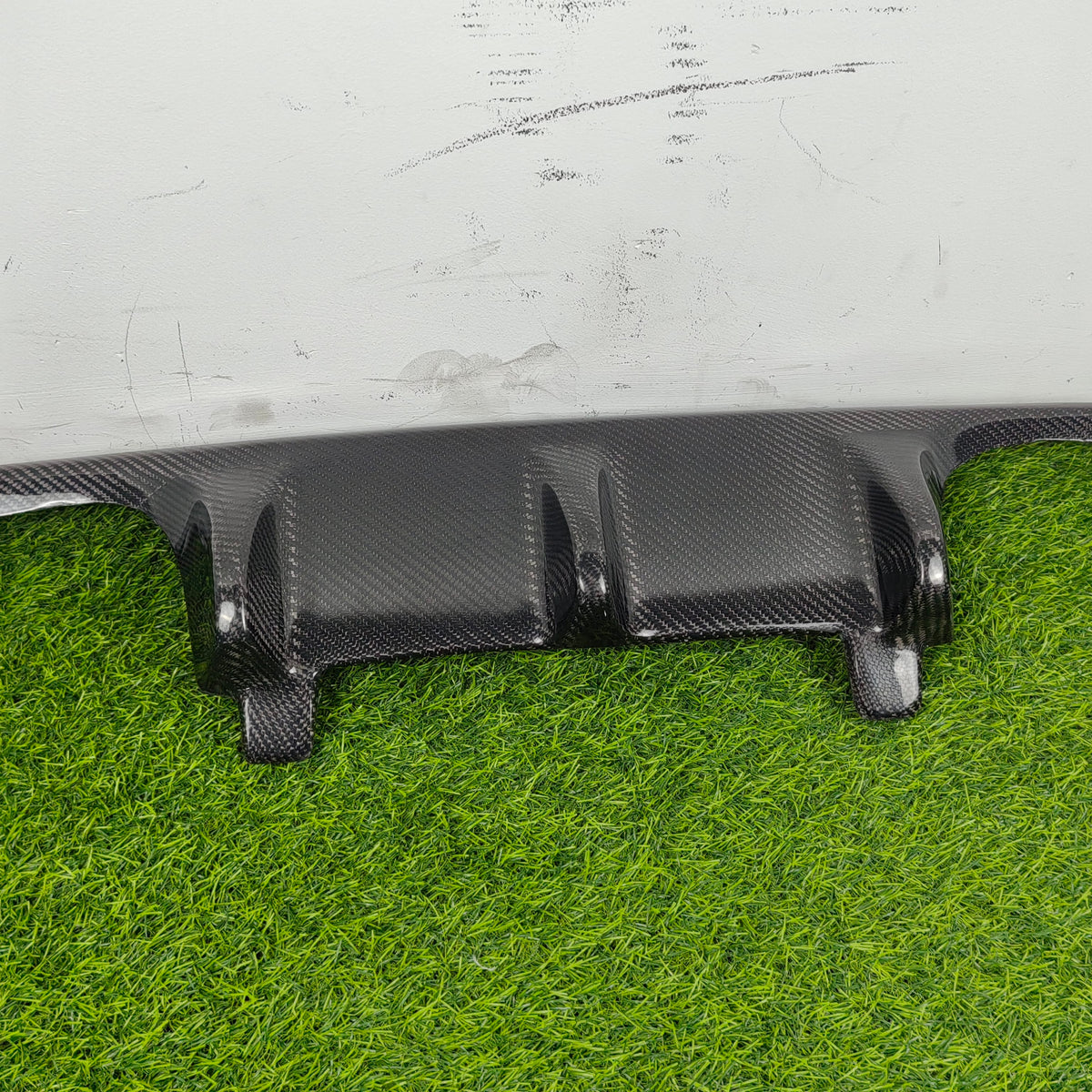 For BMW E90 Real M3 Only V Style Rear Bumper Diffuser 2007-2013
