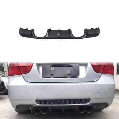 For BMW E90 Real M3 Only V Style Rear Bumper Diffuser 2007-2013