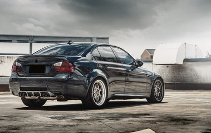 For BMW E90 Real M3 Only V2 Style Rear Diffuser Lip 2007-2013