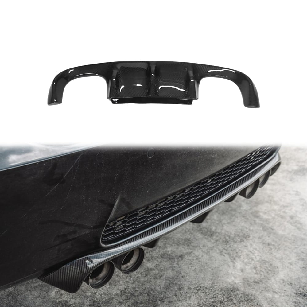 For BMW E90 Real M3 Only V2 Style Rear Diffuser Lip 2007-2013