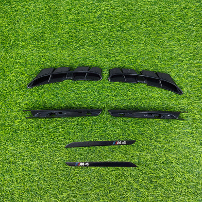 For BMW F82 M4 Coupe ABS MP Style Front Fender Vents Cover 2014-2019
