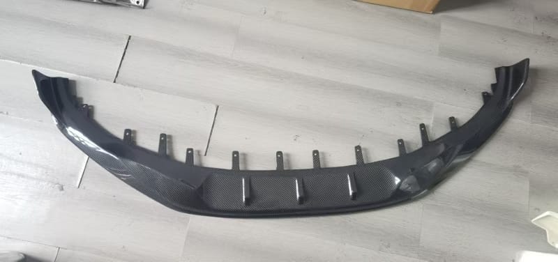 For BMW i4 G26 5D Dry Carbon Fiber D Style Front Bumper Lip 2022-2026