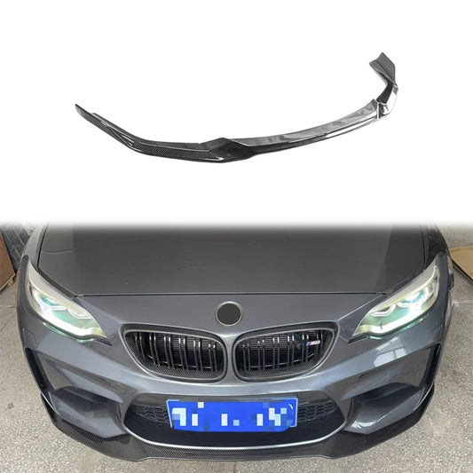 For BMW M2 F87 Non-M2C Only CS Style Front Bumper Lip 2016-2018
