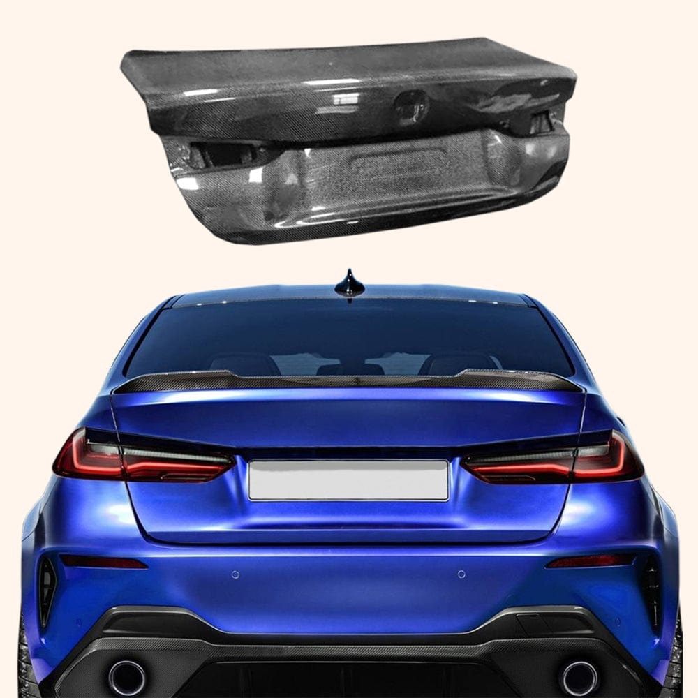For BMW M3 G20 G80 20-24 4D Sedan Carbon OE Style Rear Bumper Trunk Boot Lid Kazento Carbon Parts Carbon Fiber M3G80-TRUNK-OE-CF