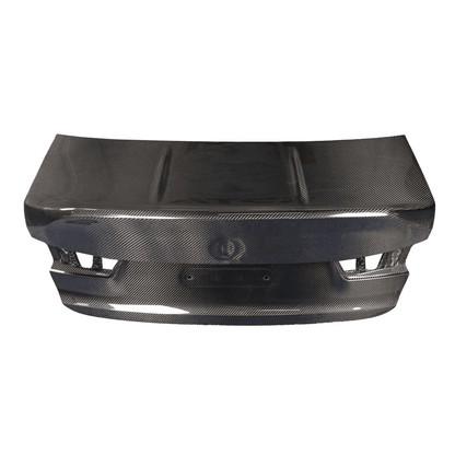 For BMW M3 G20 G80 2020-24 4D Sedan Carbon CS Style Rear Ductail Trunk Boot Lid Kazento Carbon Parts Carbon Fiber M3G80-TRUNK-CS-CF