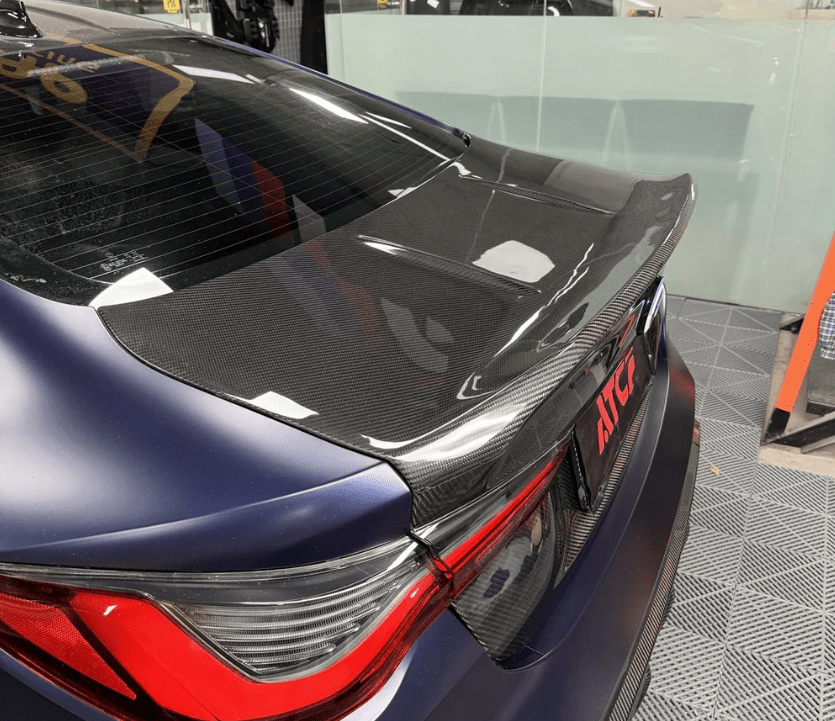 For BMW M3 G20 G80 2020-24 4D Sedan Dry Carbon CS Style Rear Ductail Trunk Boot Lid