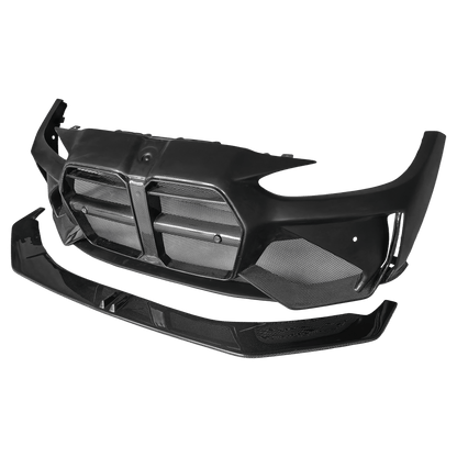 For BMW M3 G80 M4 G82 AD Style Front Bumper With Lip 2020-2024