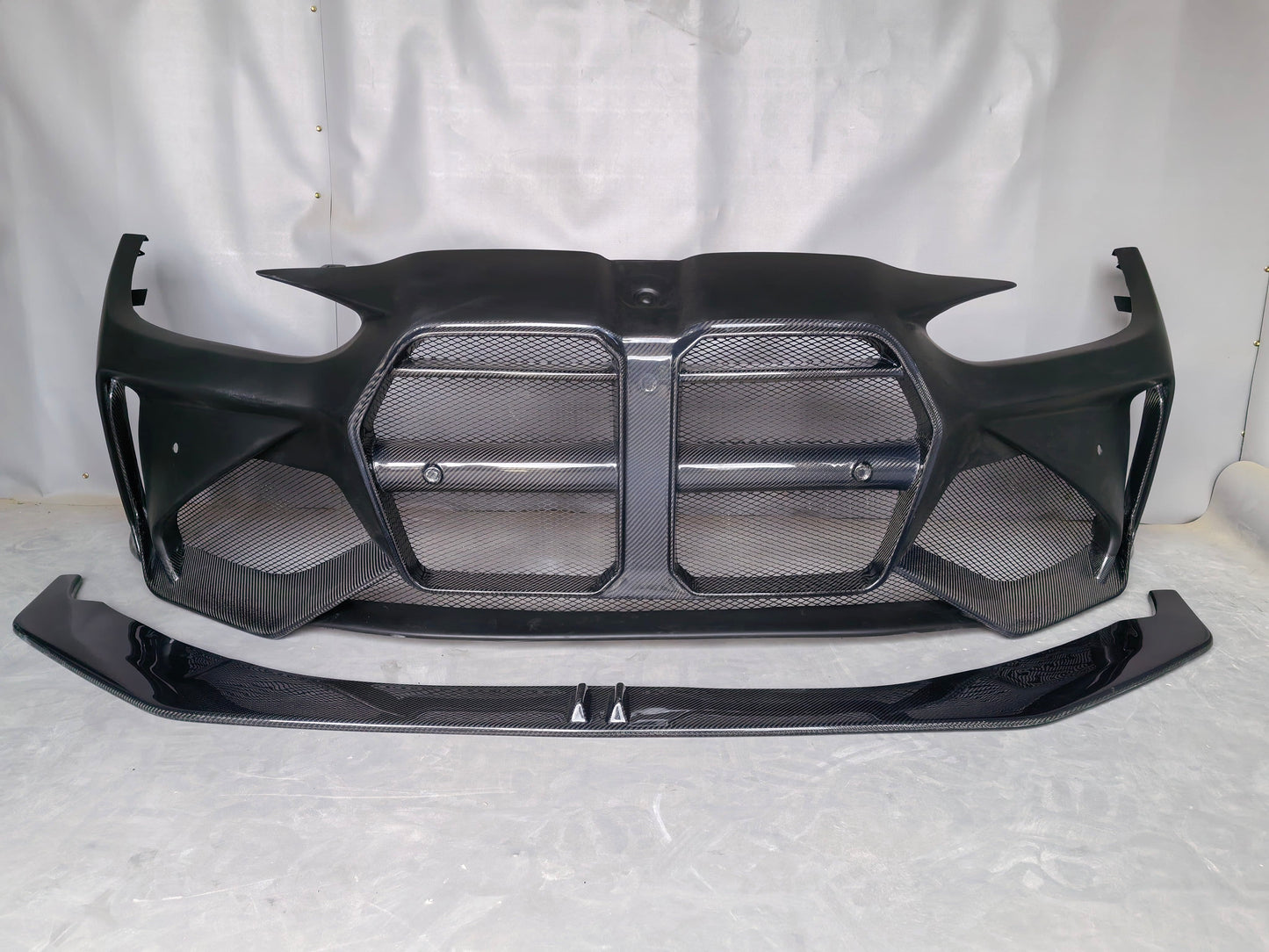 For BMW M3 G80 M4 G82 AD Style Front Bumper With Lip 2020-2024