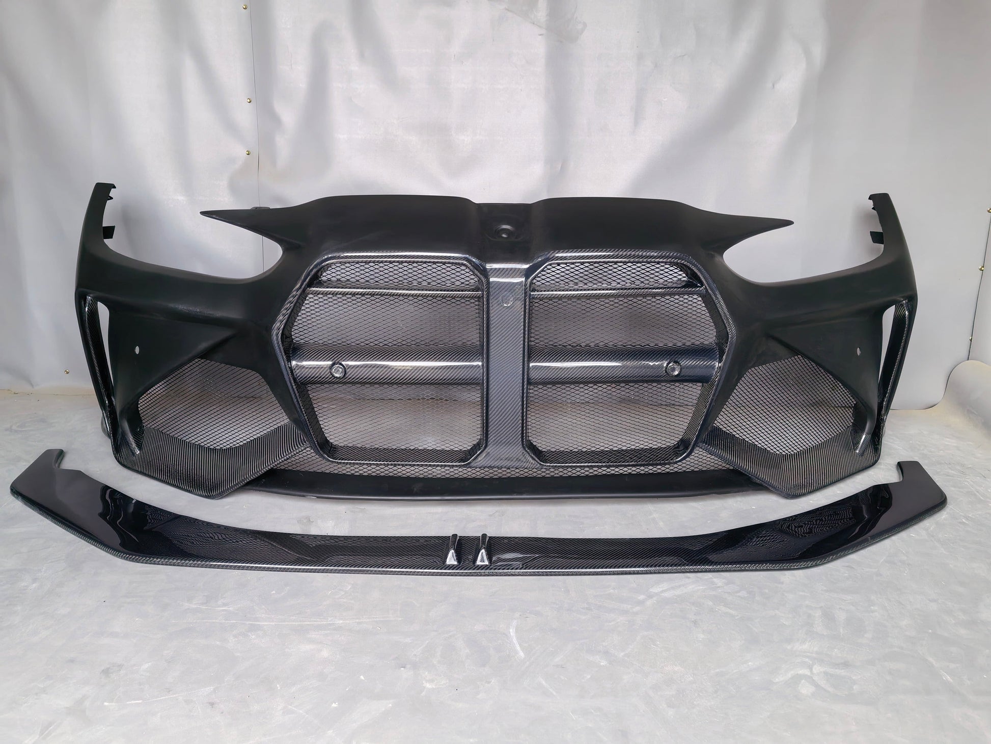 For BMW M3 G80 M4 G82 AD Style Front Bumper With Lip 2020-2024