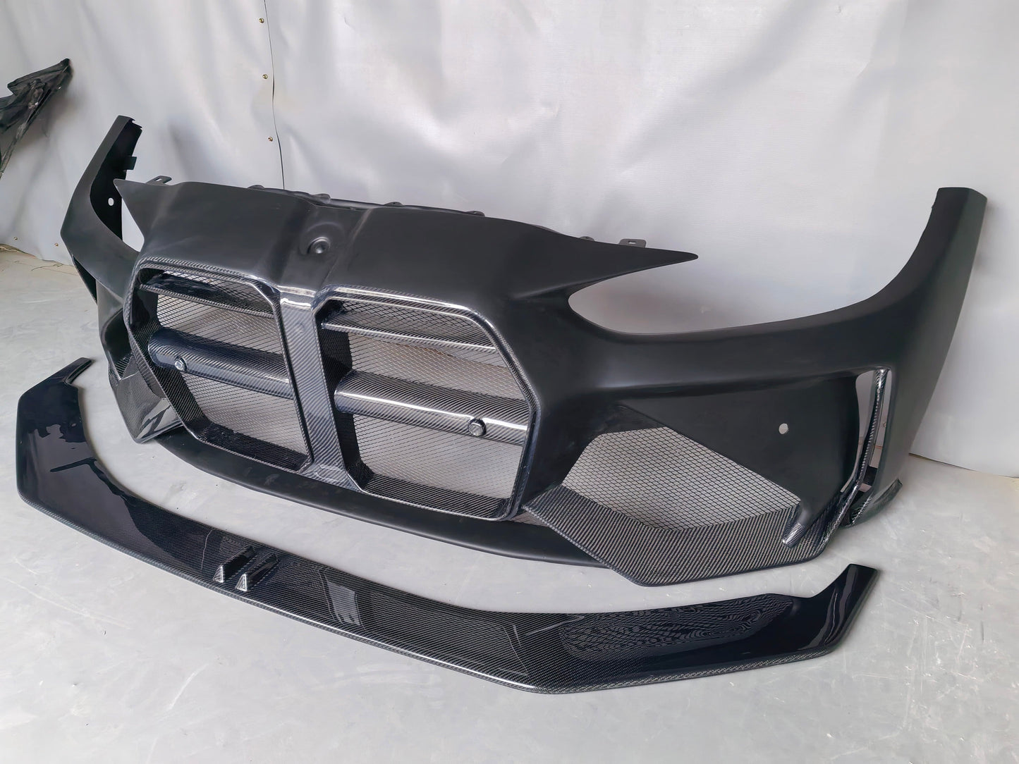 For BMW M3 G80 M4 G82 AD Style Front Bumper With Lip 2020-2024