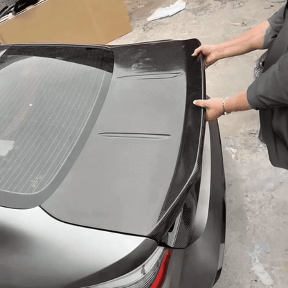 For BMW M4 G82 20-24 2D Coupe Dry Carbon CS Style Rear Ductail Trunk Boot Lid