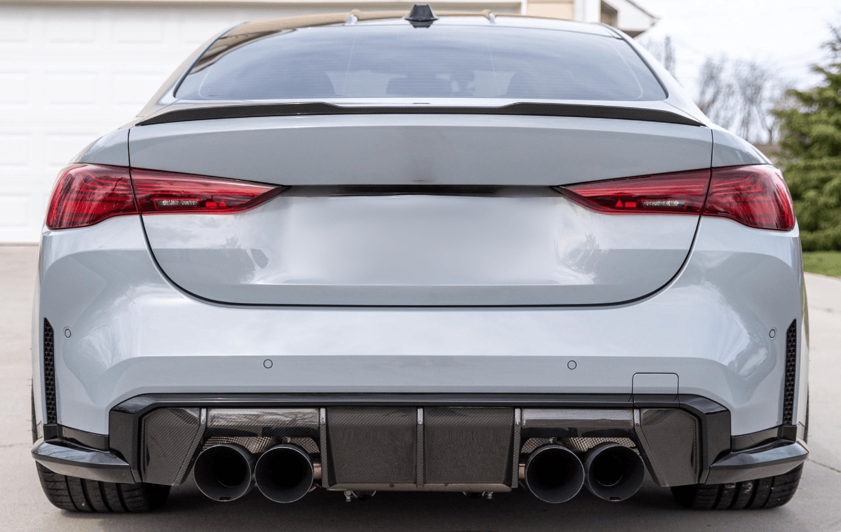 For BMW M4 G82 Coupe OE Style Rear Bumper Diffuser Lip 2020-2024