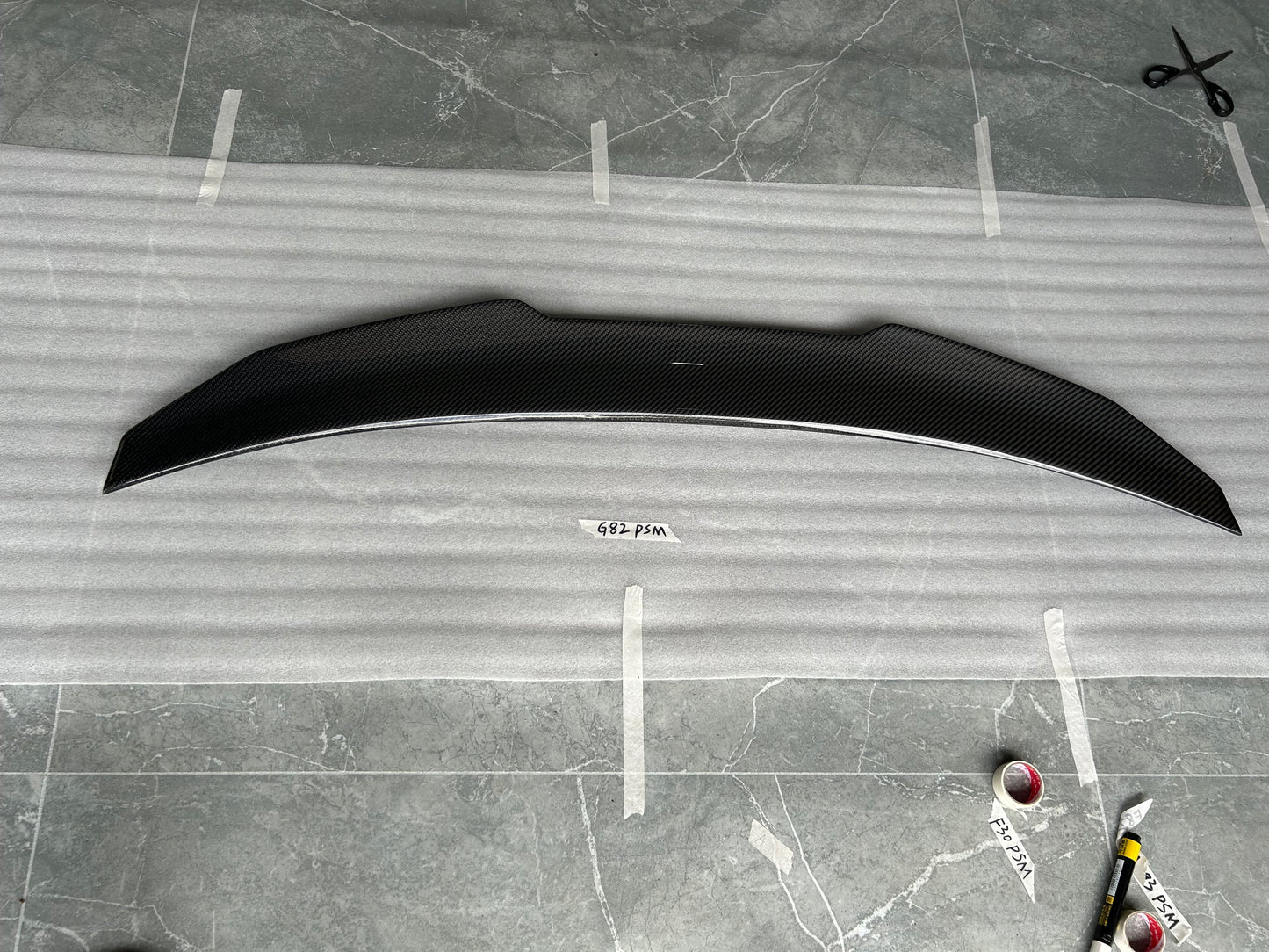 For BMW M4 G82 Coupe PSM Style Rear Ductail Spoiler 2020-2024