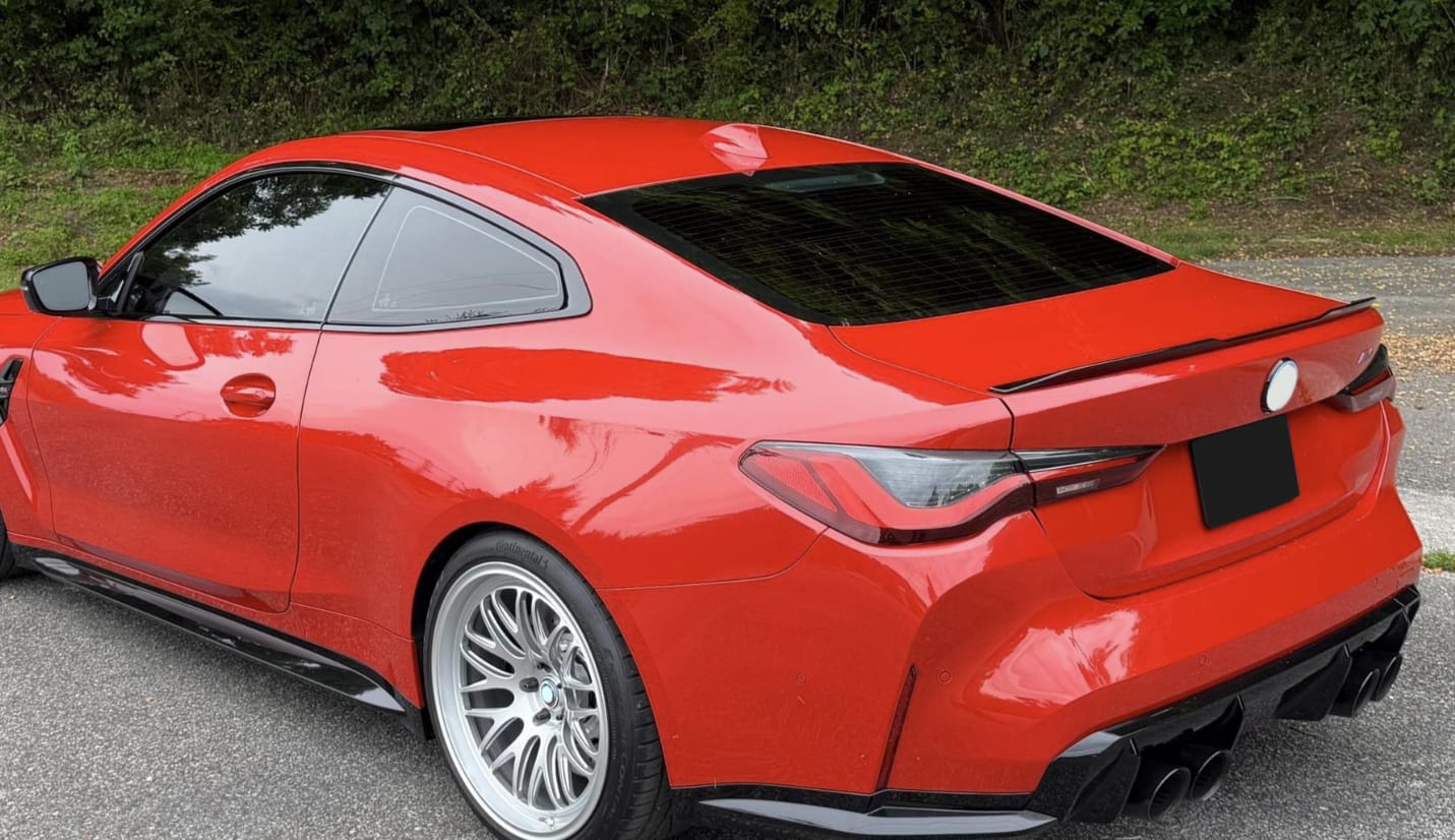 For BMW M4 G82 Coupe PSM Style Rear Ductail Spoiler 2020-2024