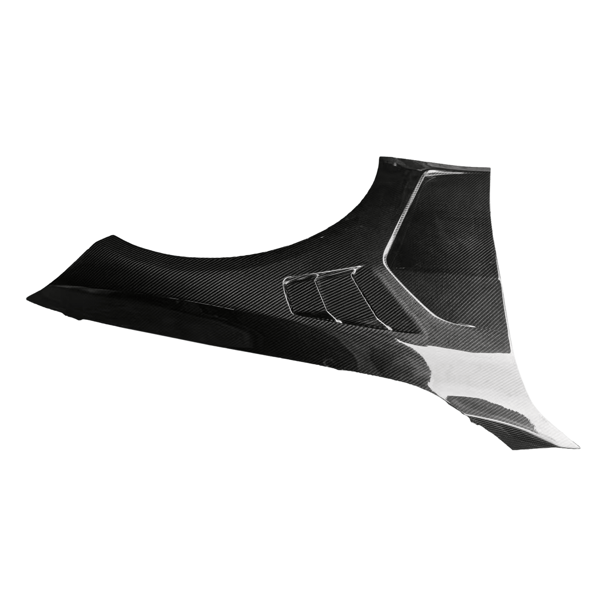 For BMW M4 G82  G80 M3 20-24 Coupe Dry Carbon KZ Style Front Bumper Side Fender Pair