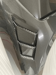 For BMW M4 G82  G80 M3 20-24 Coupe Dry Carbon KZ Style Front Bumper Side Fender Pair