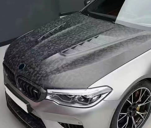 For BMW M5 F90 4 Door LCI MBJ Style Front Vented Hood 2020-2023