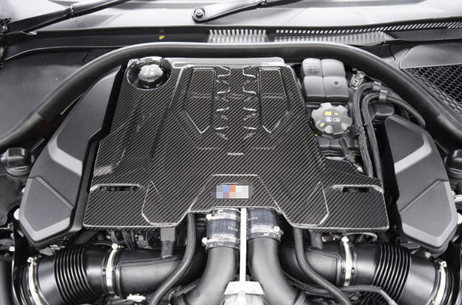 For BMW M8 F91 F92 F93 Dry Carbon Engine Cover 2019-2025