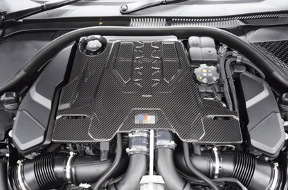 For BMW M8 F91 F92 F93 Dry Carbon Engine Cover 2019-2025