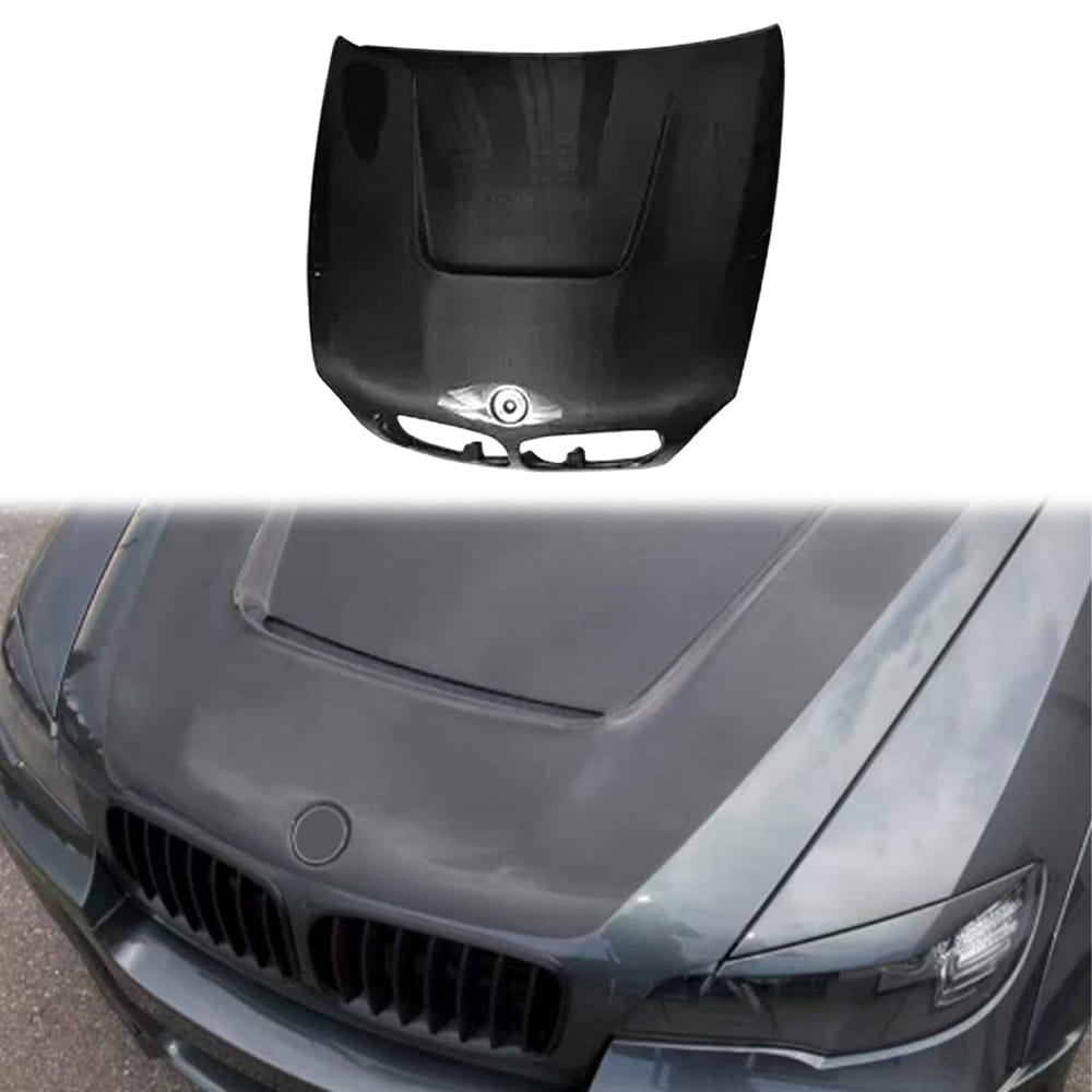 For BMW X6 E71 Prefacelift L Style Front Vented Cooling Hood 2008-2011