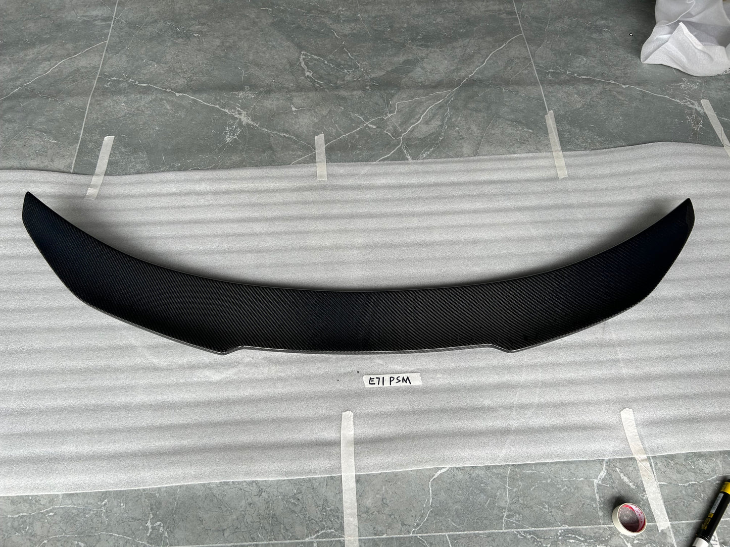 For BMW X6 E71 PSM Style Rear Ductail Spoiler Lip 2008-2011