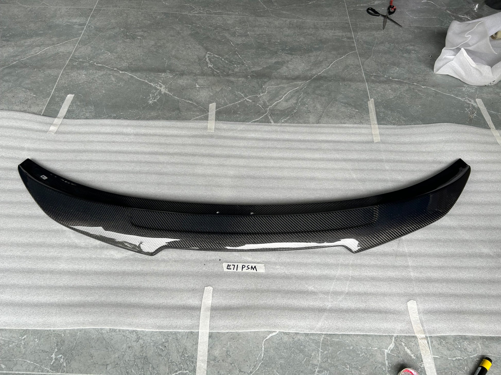 For BMW X6 E71 PSM Style Rear Ductail Spoiler Lip 2008-2011