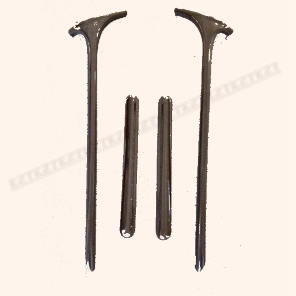 For Brabus G63 G500 G350 A C-Pilla 4pcs Set Dry Carbon Stick On