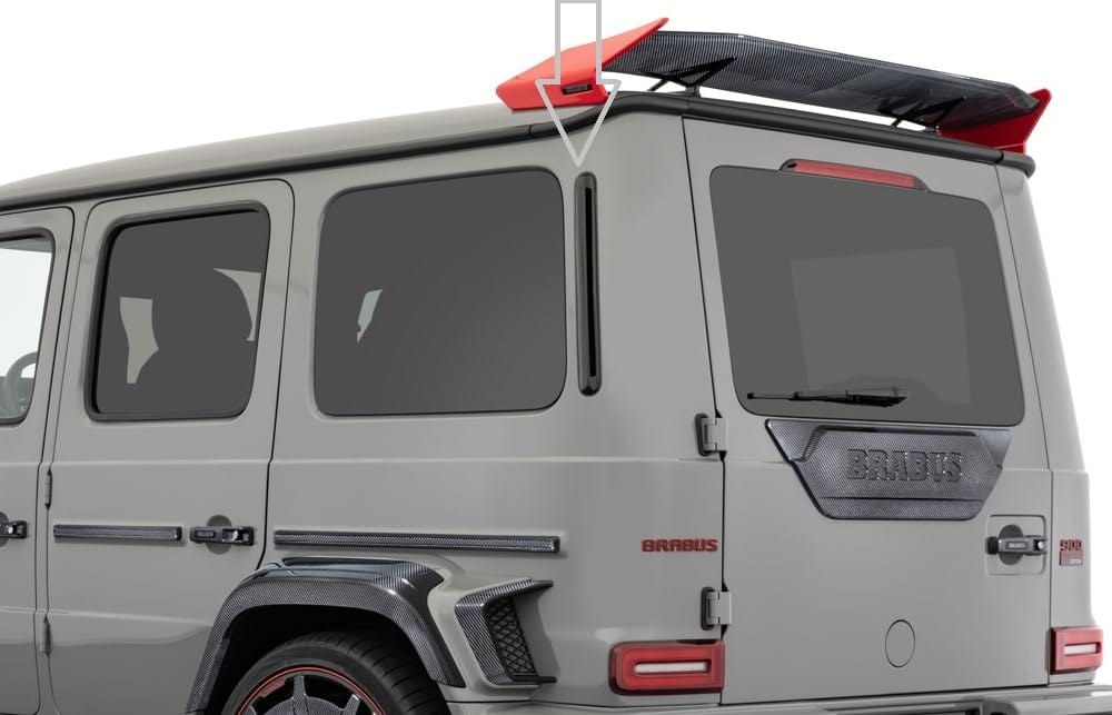 For Brabus G63 G500 G350 A C-Pilla 4pcs Set Dry Carbon Stick On