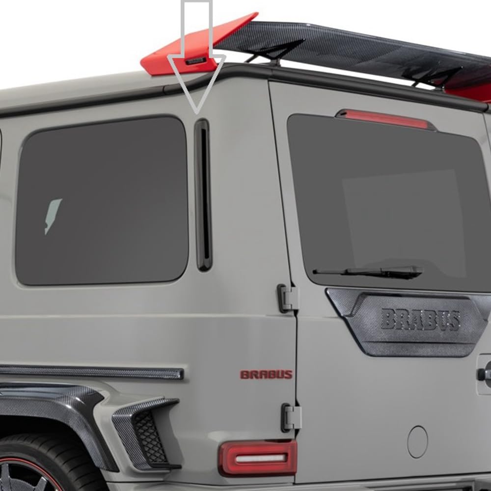 For Brabus G63 G500 G350 A C-Pilla 4pcs Set Dry Carbon Stick On