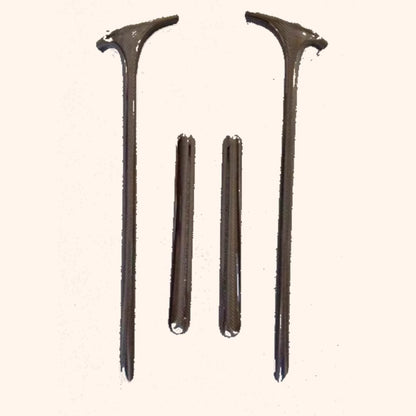 For Brabus G63 G500 G350 A C-Pilla 4pcs Set Dry Carbon Stick On