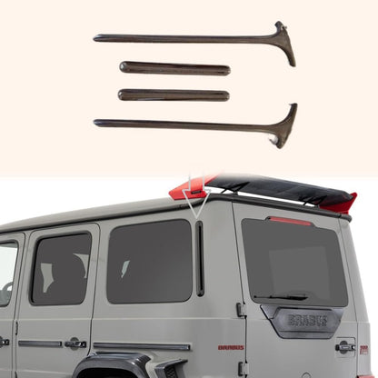 For Brabus G63 G500 G350 A C-Pilla 4pcs Set Dry Carbon Stick On