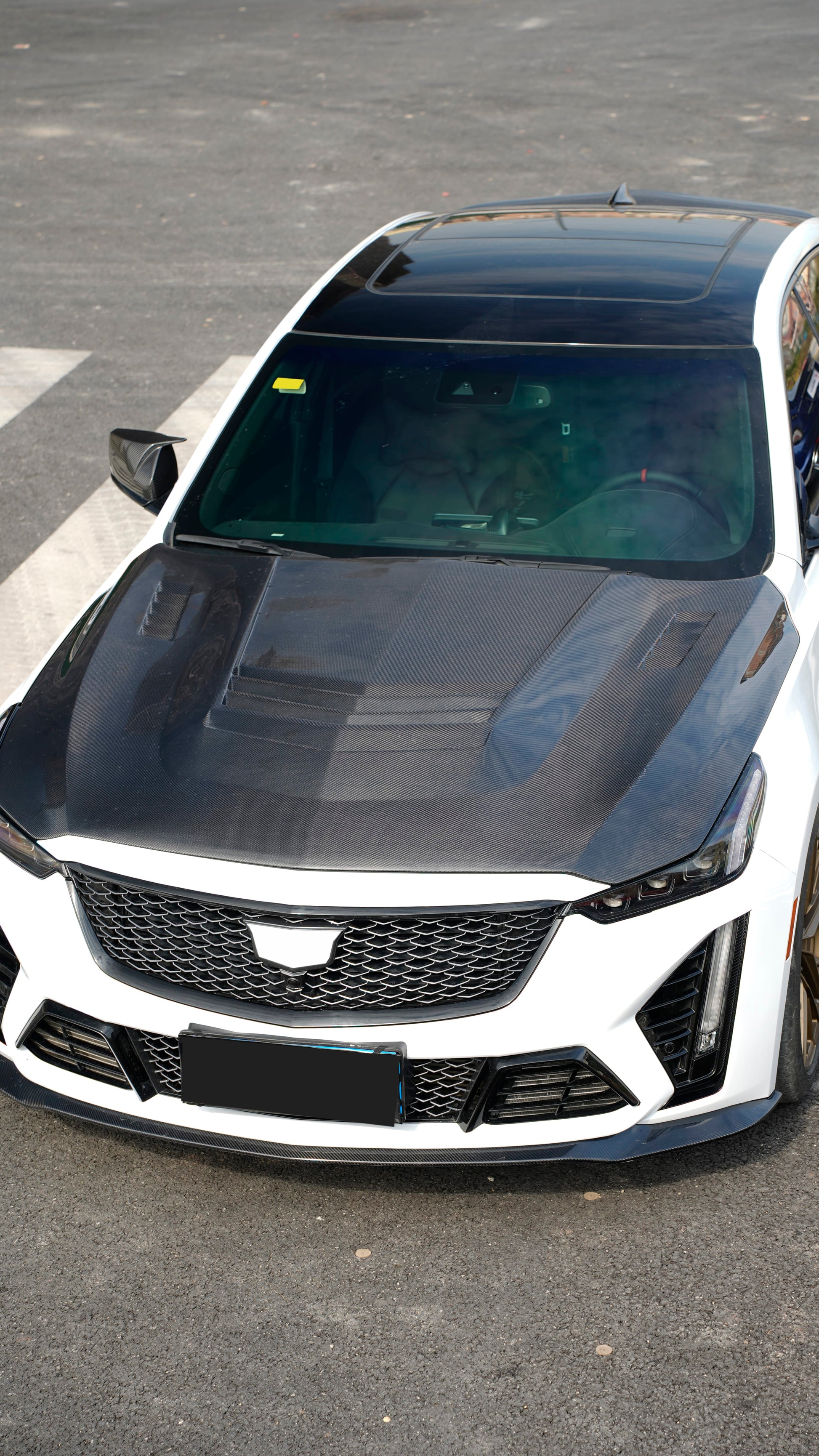For Caddilac CT5 MN Style Front Vented Hood 2020-2026