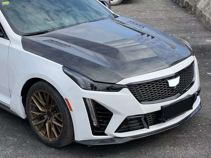 For Caddilac CT5 MN Style Front Vented Hood 2020-2026