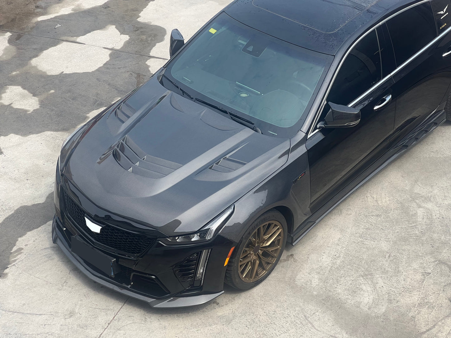 For Caddilac CT5 ROB Style Front Vented Hood 2020-2026