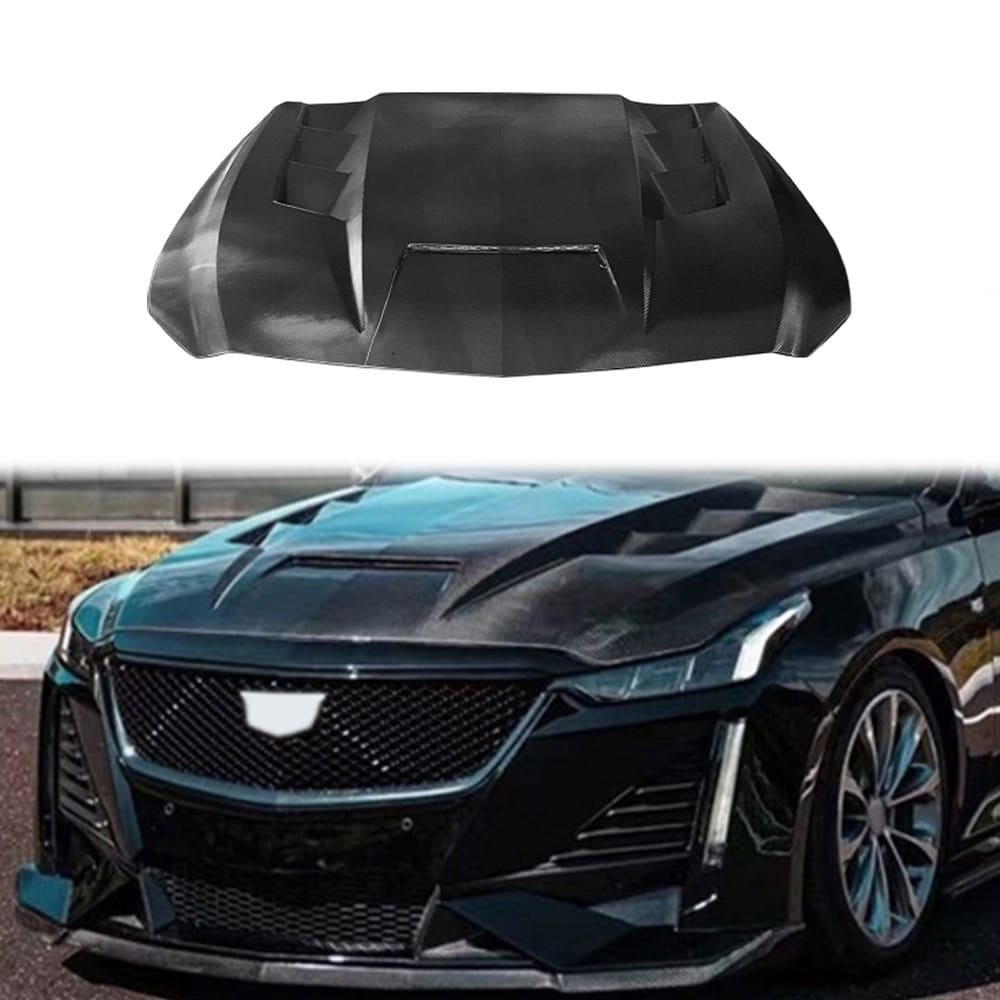 For Caddilac CT5 V3 Style Front Vented Hood 2020-2026