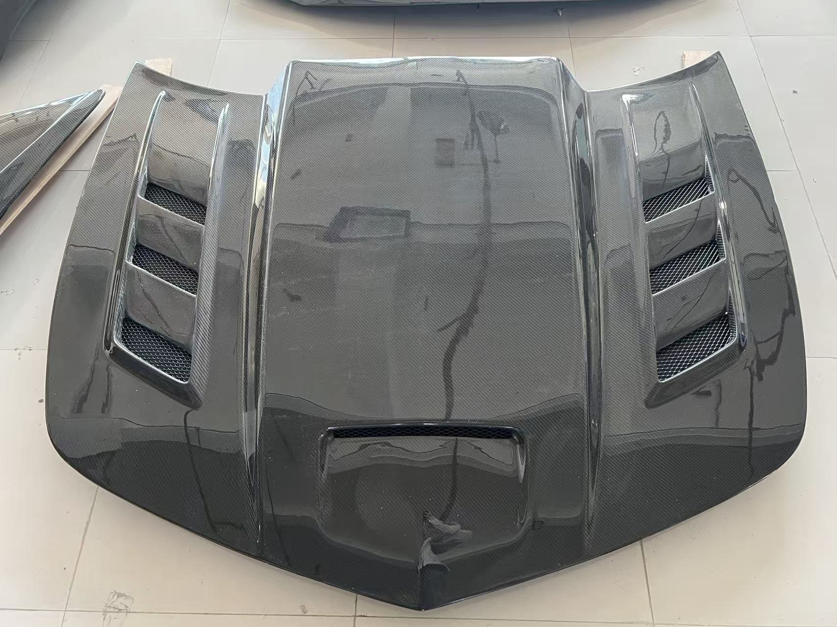For Chevrolet Camaro V2 Style Front Vented Hood 2010-2015