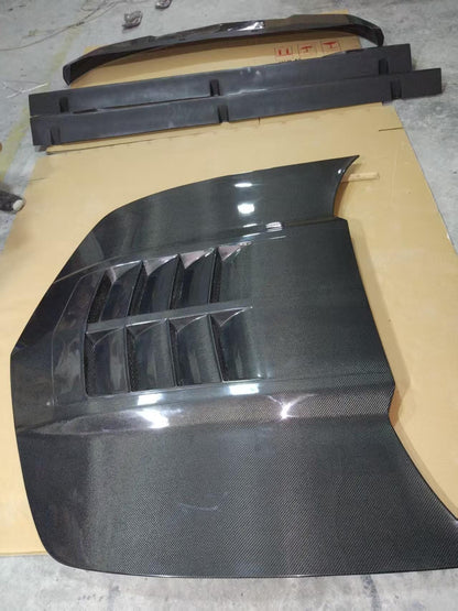 For Chevrolet Camaro WD Style Front Vented Cooling Hood 2010-2015