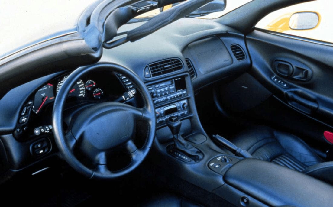 For Chevrolet Corvette C5 97-04 Carbon Fiber D Style Steering Wheel Replacement