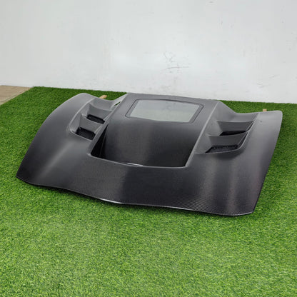 For Chevrolet Corvette C7 AMB Style Front Vented Clear Hood 2014-2019