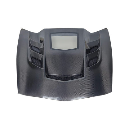 For Chevrolet Corvette C7 AMB Style Front Vented Clear Hood 2014-2019