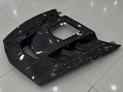 For Chevrolet Corvette C7 KZ Style Front Vented Clear Hood 2014-2019
