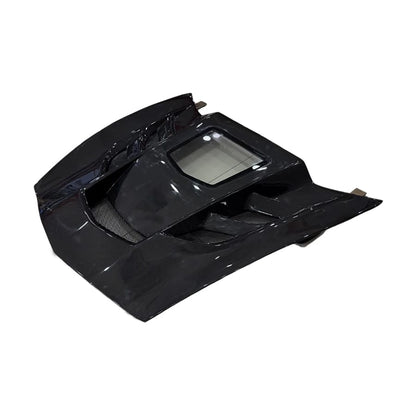 For Chevrolet Corvette C7 KZ Style Front Vented Clear Hood 2014-2019