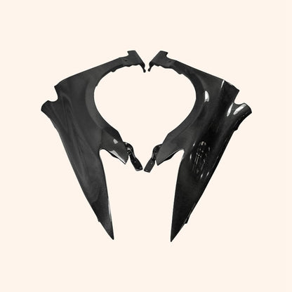 For Civic Fd2 Feels Style For Honda Front Fender 4Pcs Carbon Fiber Kazento Carbon Parts 车身侧板 FD2-FF-FEELS-CF