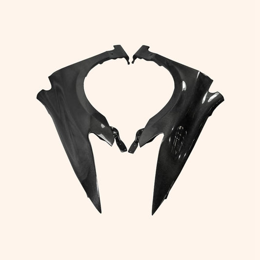 For Civic Fd2 Feels Style For Honda Front Fender 4Pcs Carbon Fiber