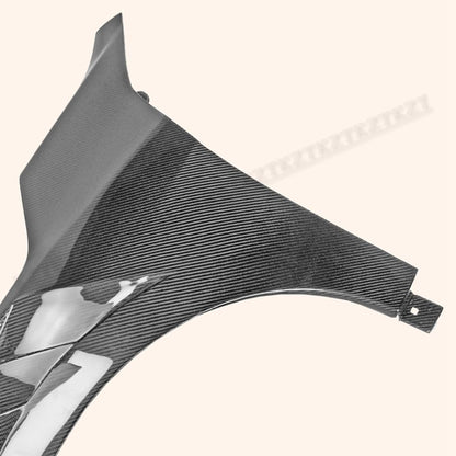 For Civic Fk7 Fc1 Epa Attk Type For Honda Front Vented Fender (With Upper Vent) Carbon Fiber