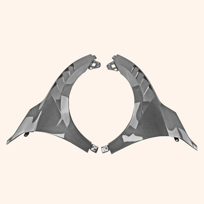 For Civic Fk7 Fc1 Epa Attk Type For Honda Front Vented Fender (With Upper Vent) Carbon Fiber