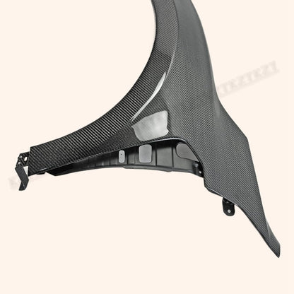 For Civic Fk7 Fk8 Epa For Honda Front Wider Fender (+10Mm) Carbon Fiber Kazento Carbon Parts 车身侧板 FK8-FF-EPA-CF