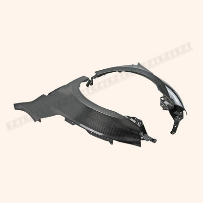 For Civic Fk7 Fk8 Epa For Honda Front Wider Fender (+10Mm) Carbon Fiber Kazento Carbon Parts 车身侧板 FK8-FF-EPA-CF