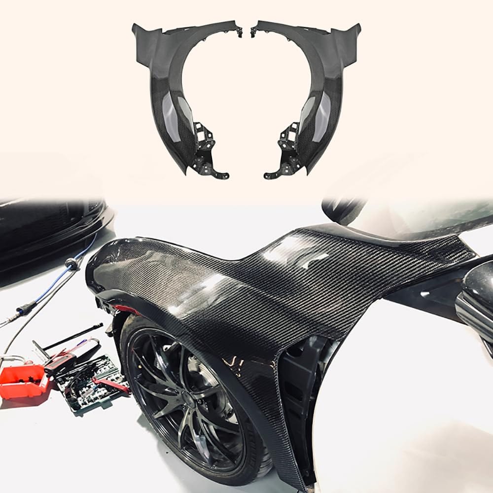 For Civic Fk7 Fk8 Epa For Honda Front Wider Fender (+10Mm) Carbon Fiber Kazento Carbon Parts 车身侧板 FK8-FF-EPA-CF
